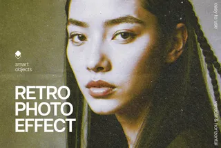 Retro Paper Photo Effect
