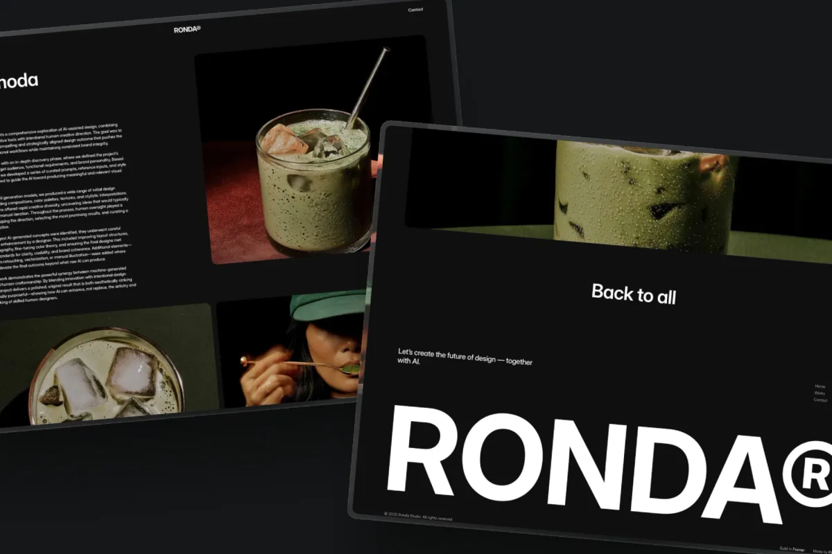 Ronda — AI Agency Portfolio Framer Template