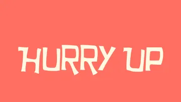 Hurry Up Font