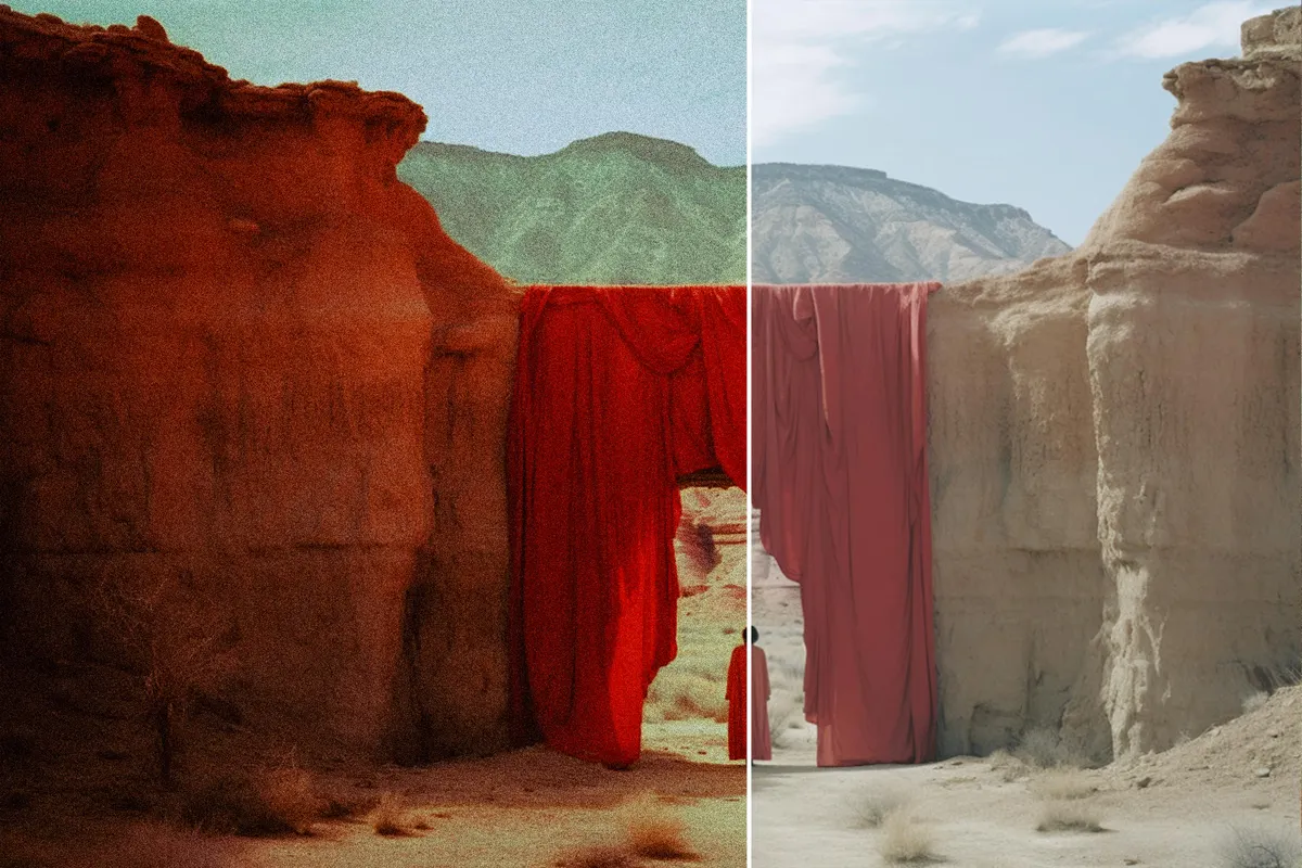 Red Tinted Card Photo Effect