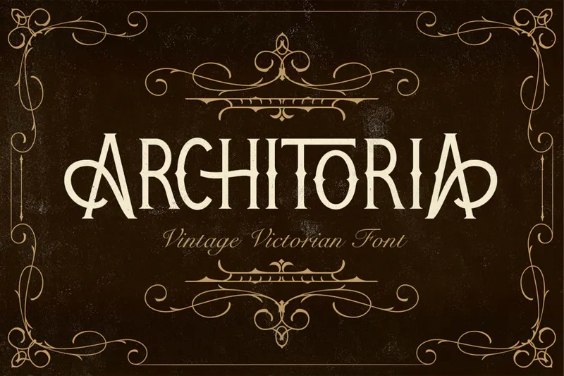 Architoria — Vintage Victorian Font
