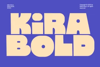 Kira - Extra Bold Display Font