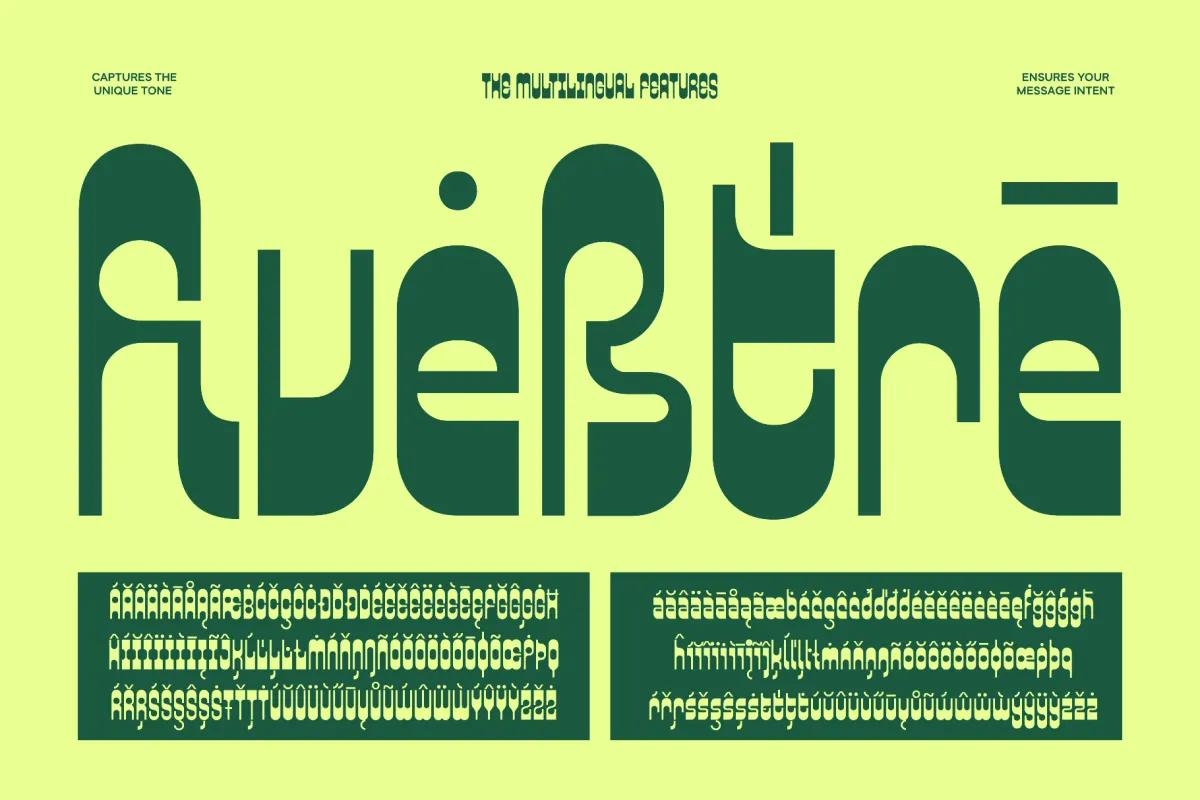 Reflune - Reversed Contrast Font
