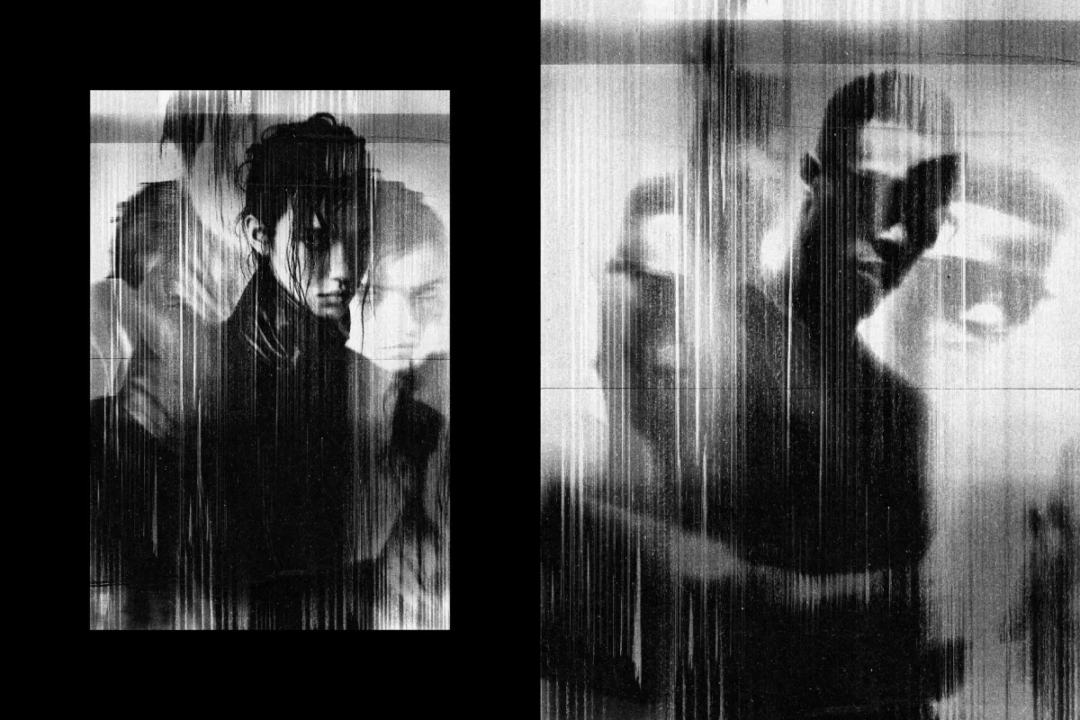 Glitched Scanner Photo Effect