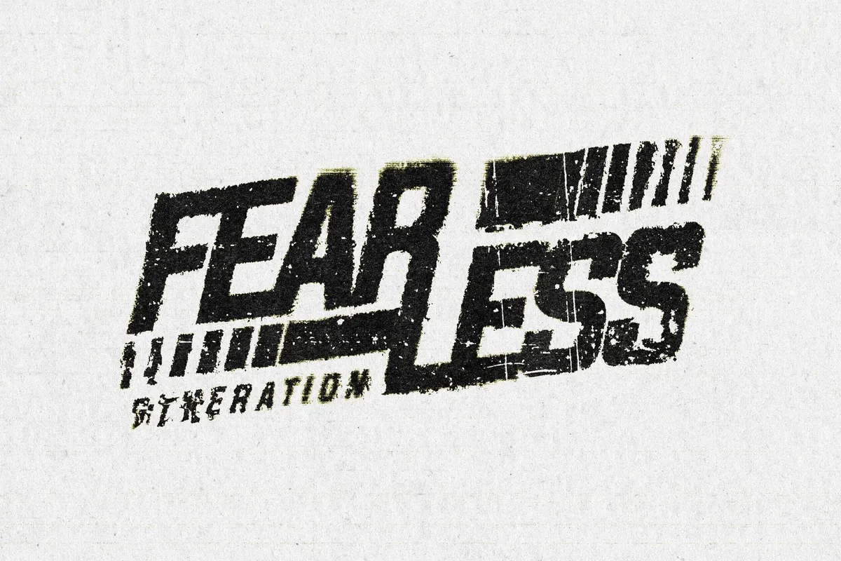 Ink Distortion Text Effect