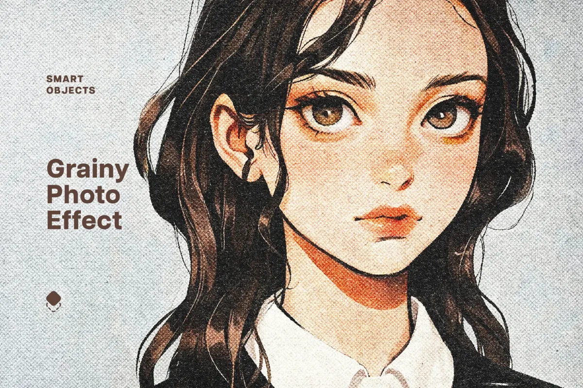 Bright Grainy Photo Effect