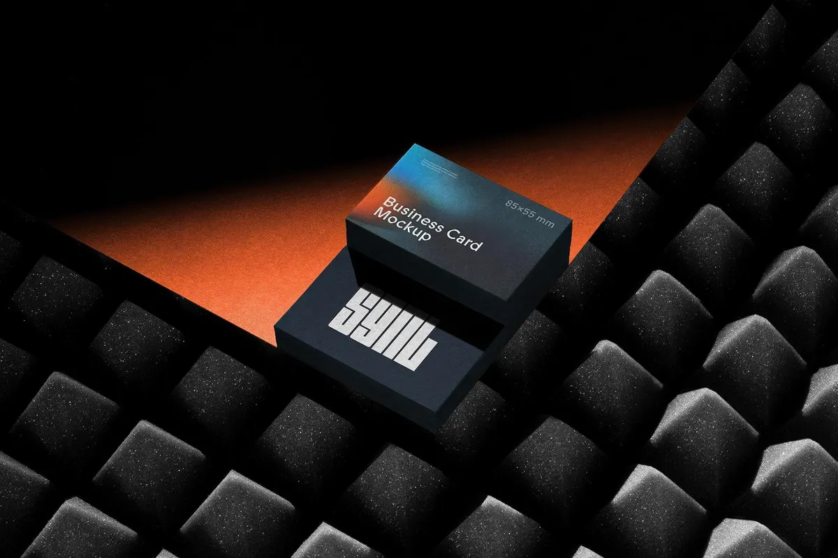 SGNL Industrial Business Cards Mockup