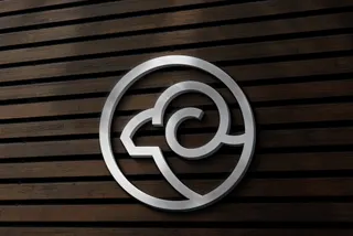 Silver Sign Logo Mockup