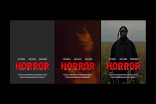 Horror Movie Poster Template