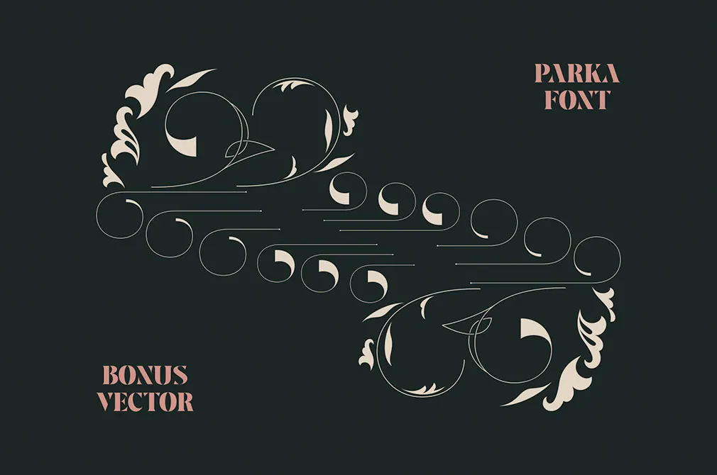 Losta Parka — Decorative Stencil Font Family
