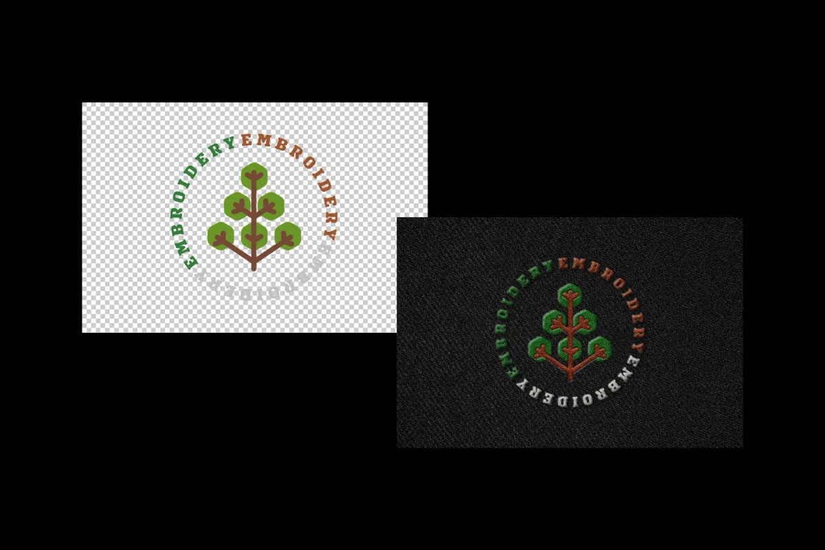 Embroidery Logo Mockup