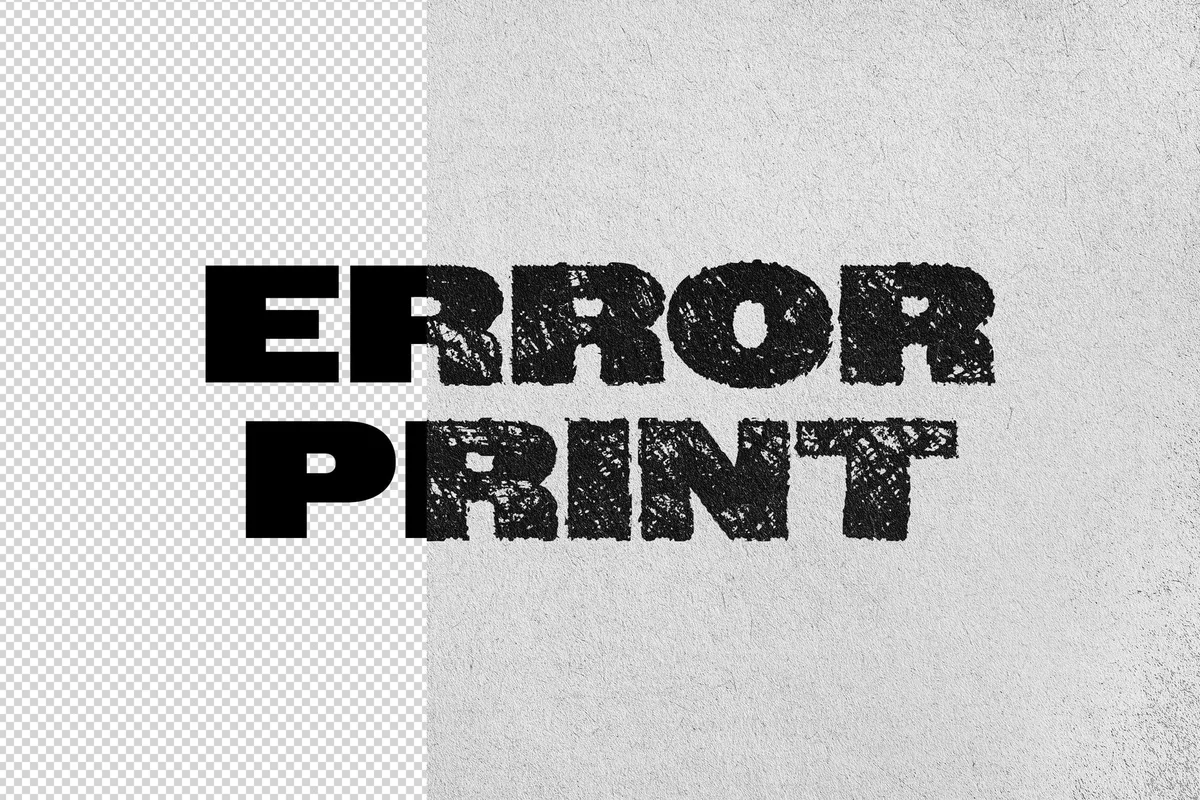 Stamp Shaded Text Effect