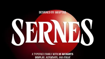 Sernes — Display Font