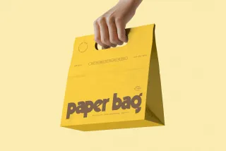 Paper Bag Branding Mockup