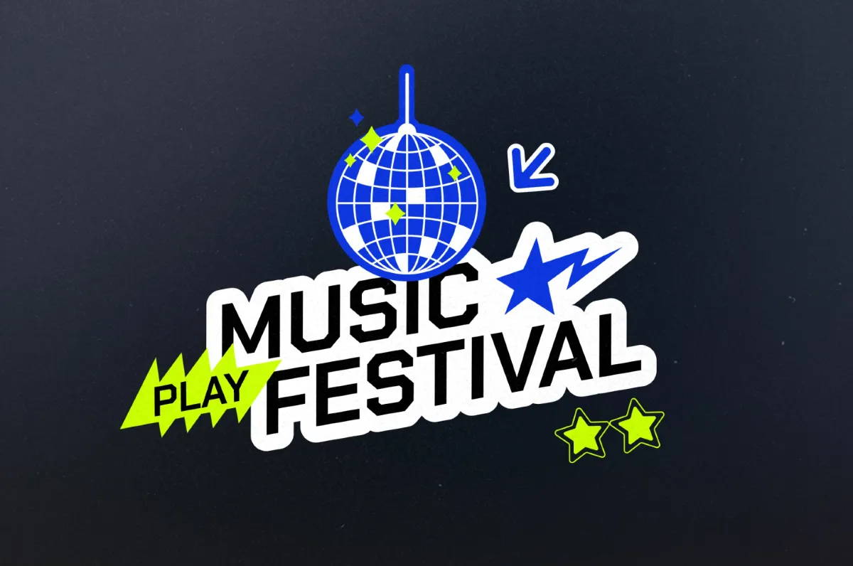 29 Music Festival Stickers & Elements