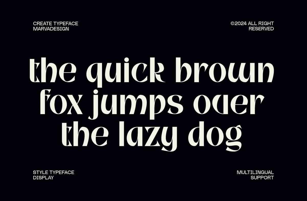 Meroa — Display Sans Serif Font