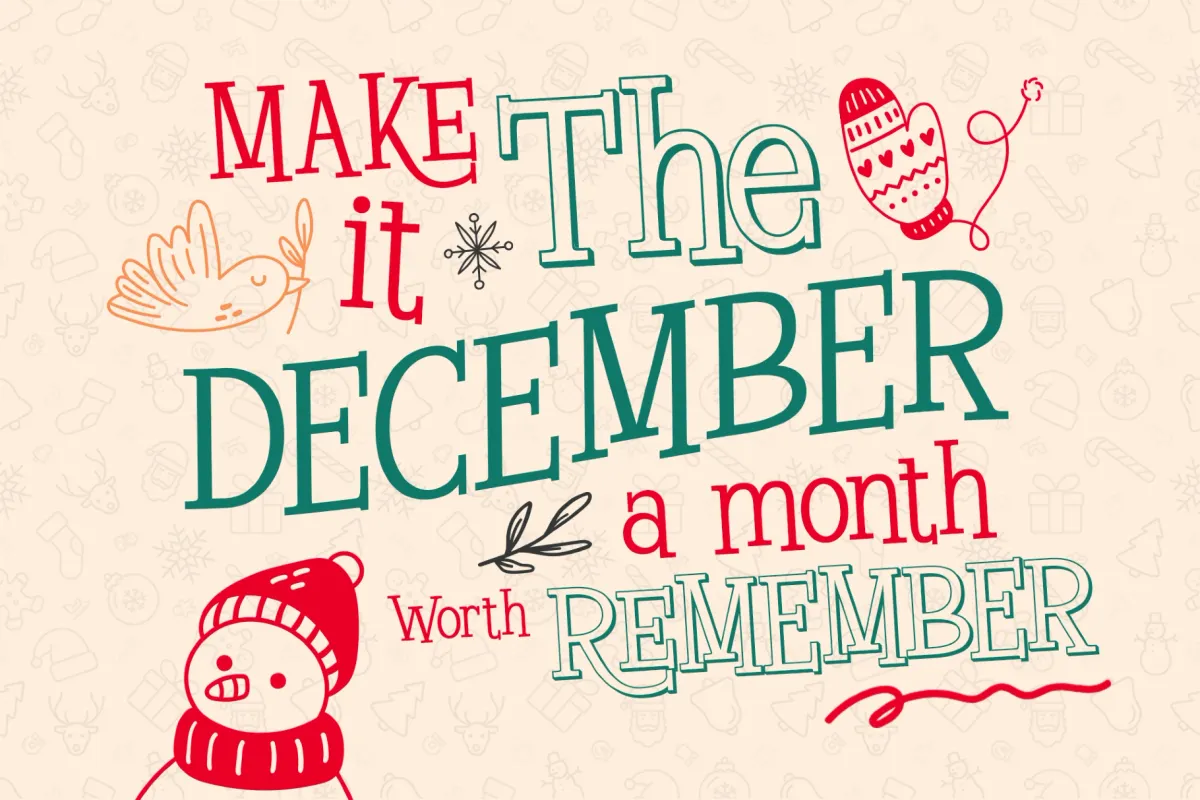 Merry Glow – Christmas Display Serif Font