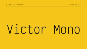 Victor Mono Terminal Font