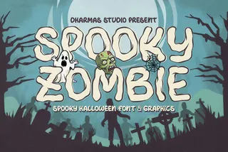 Spooky Zombie - Halloween Font