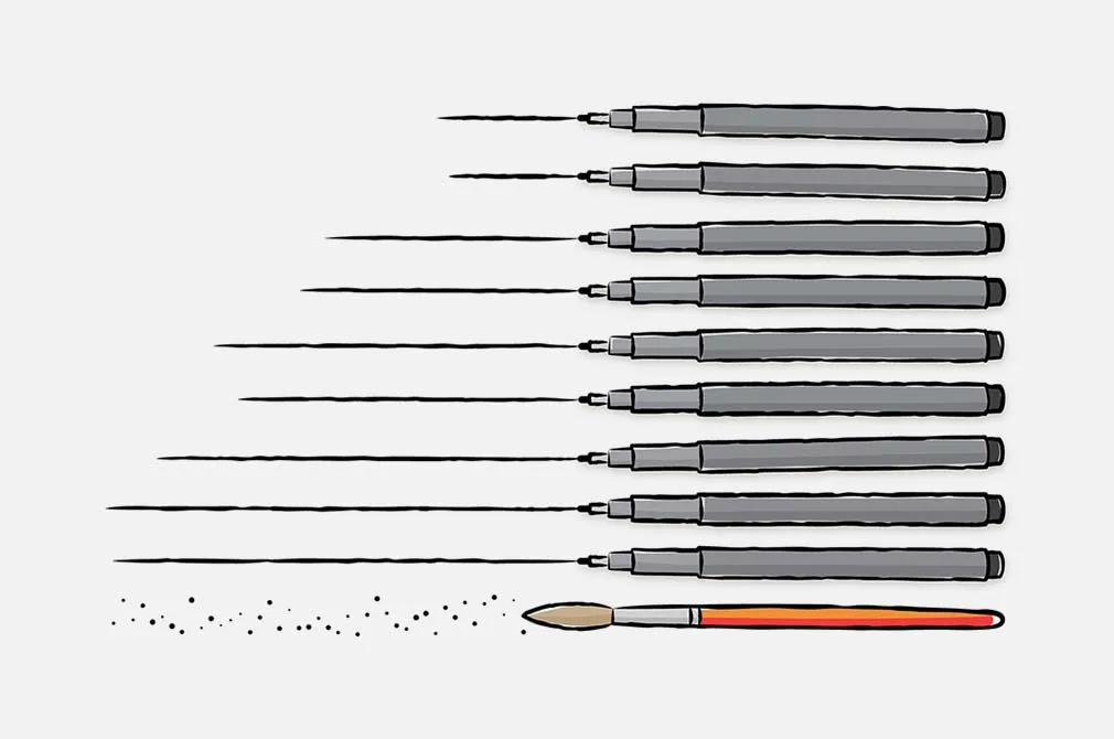 Hand-Drawn Illustrator Brushes & Styles