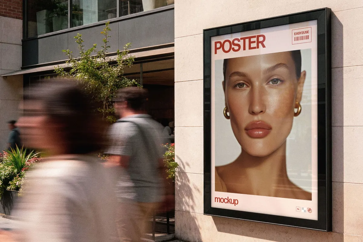 Outdoor Angled Framed Poster
