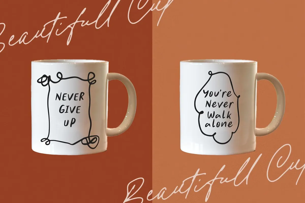Caramel Sauce Font + Doodles