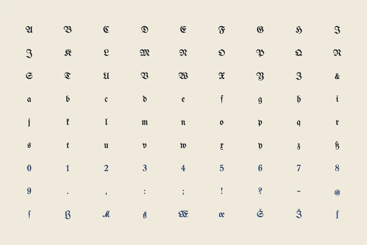 Unifraktur Maguntia - Free Gothic Font