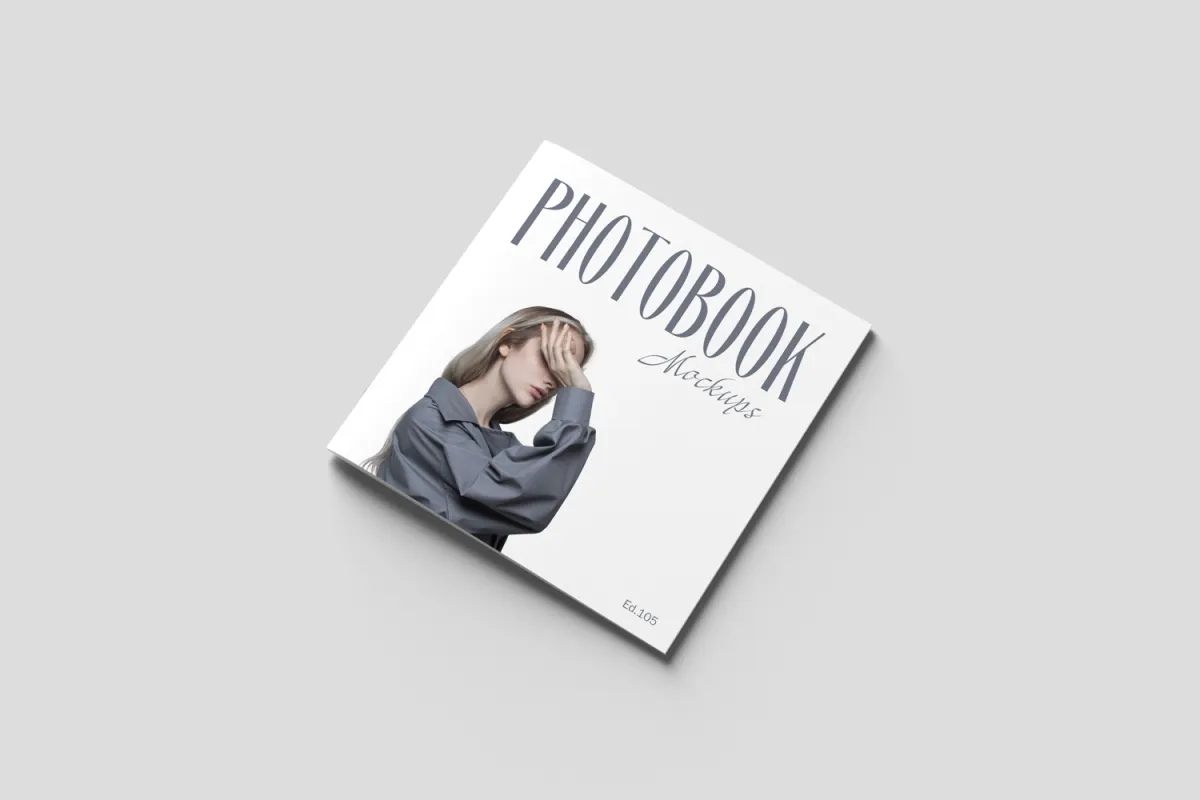 Square Brochure Mockup