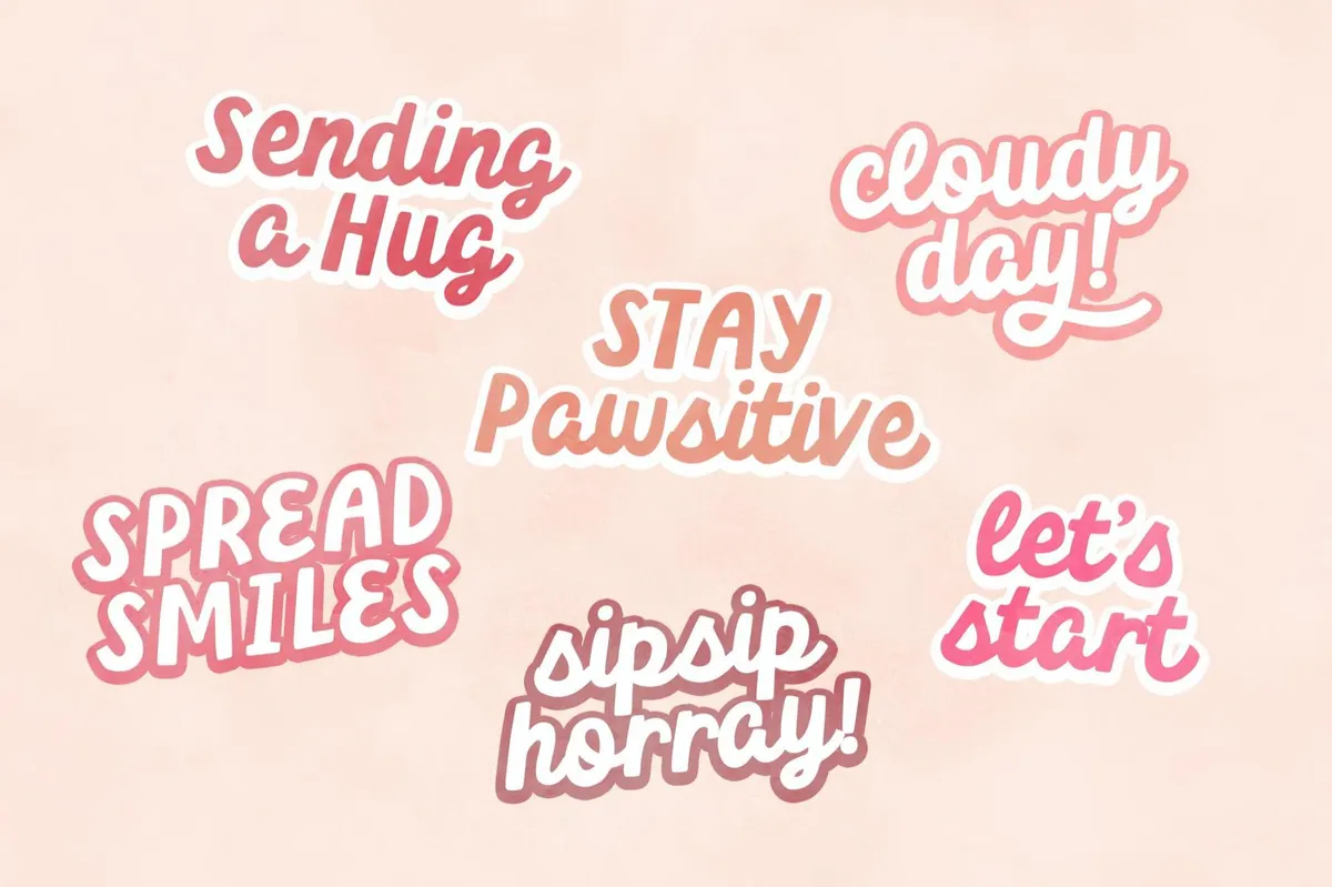 Pinky Blush — Cute Bold Script