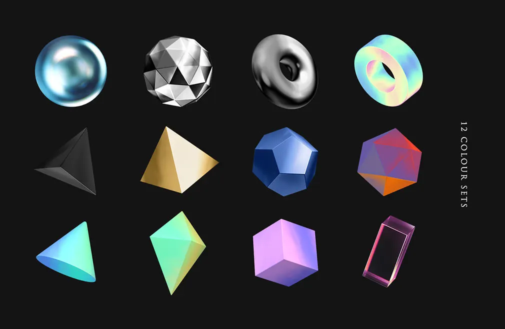 3D Geometric Shapes