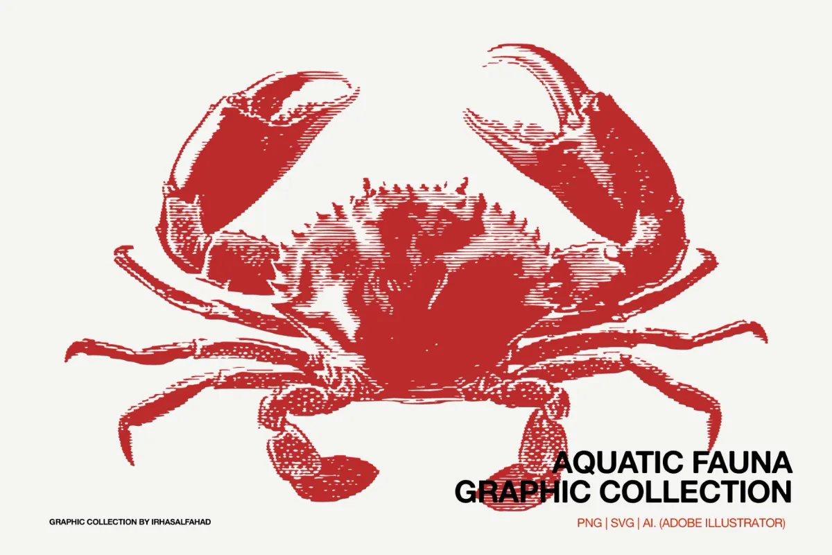 Aquatic Fauna Graphic Collection