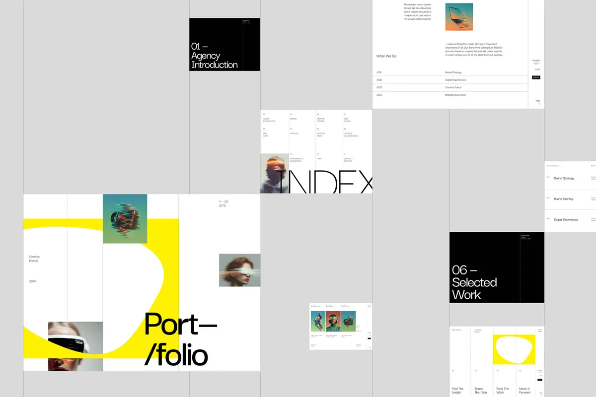 Creative Agency Portfolio Template - Creax