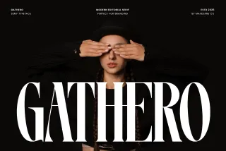 Gathero – Luxury Display Serif Font