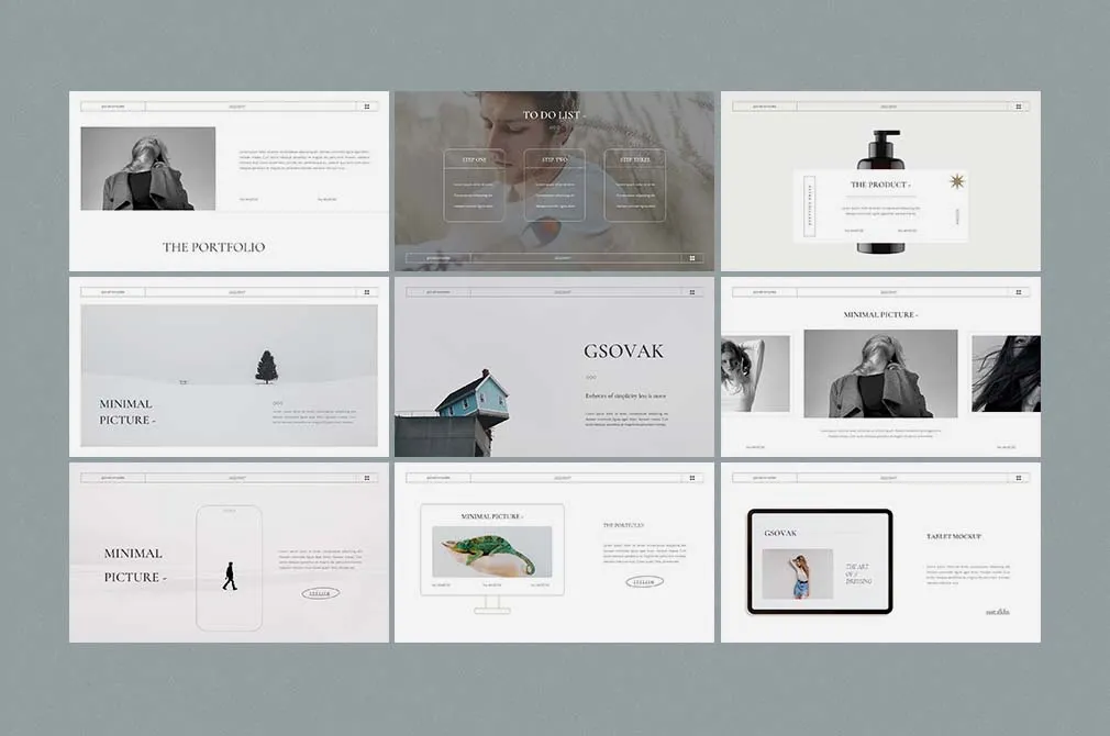 GSOVAK — Google Slides Template