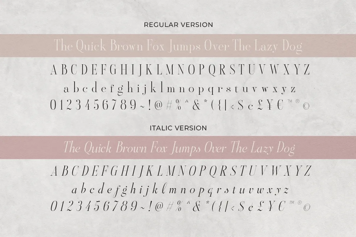 Aesthetic Styles - Tall Serif