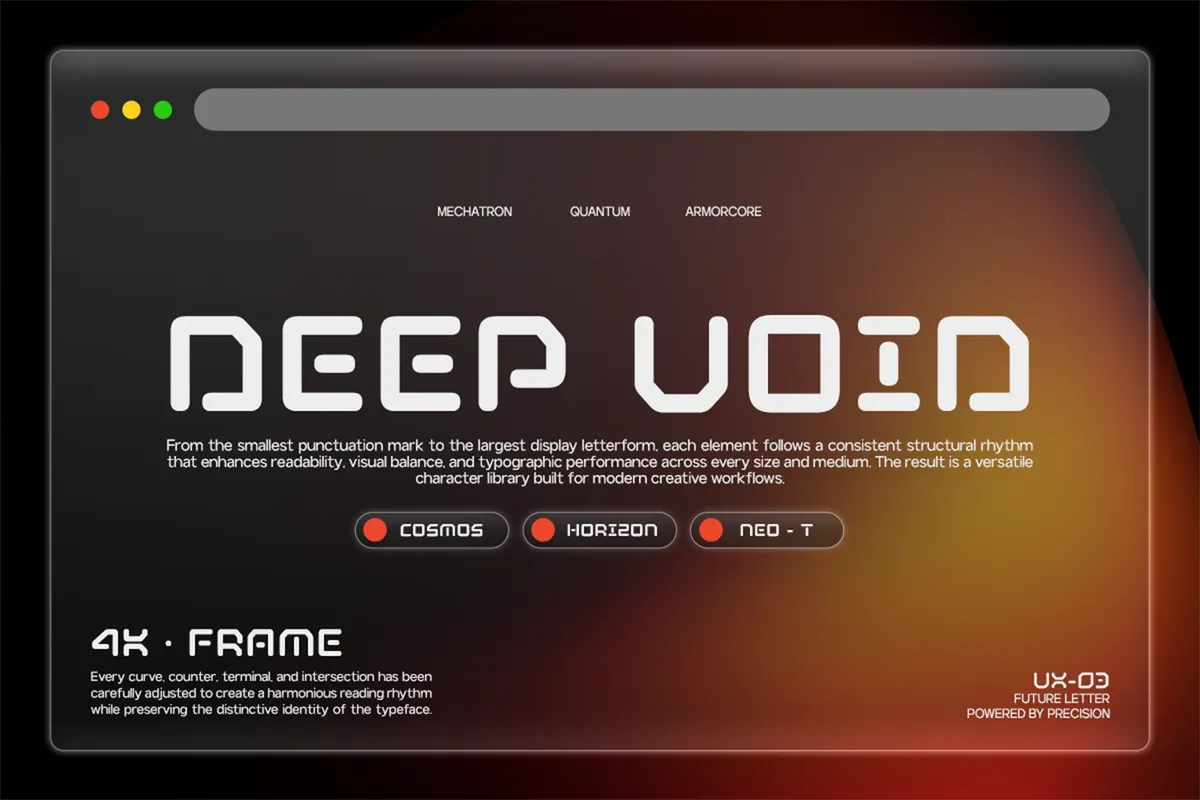 GC Adge - Futuristic Variable Tech Sans Font