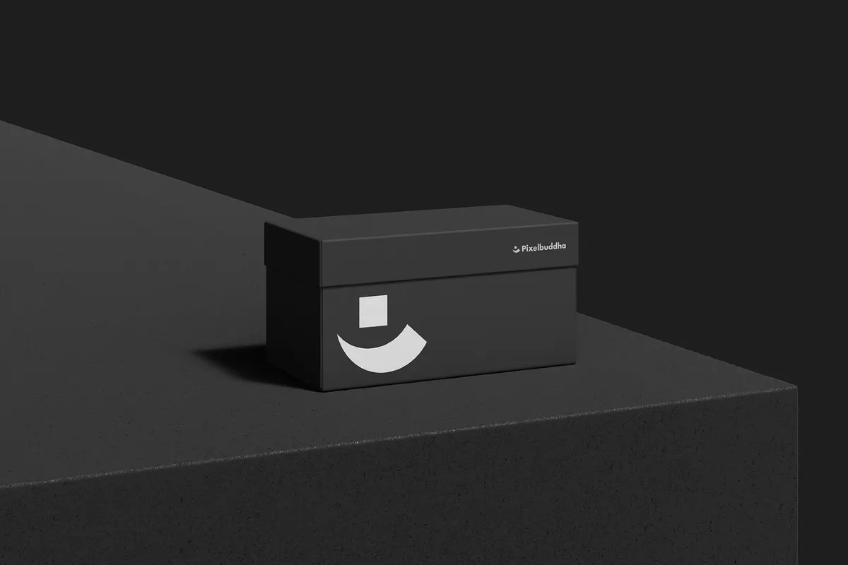 Cardboard Box Packaging Mockup