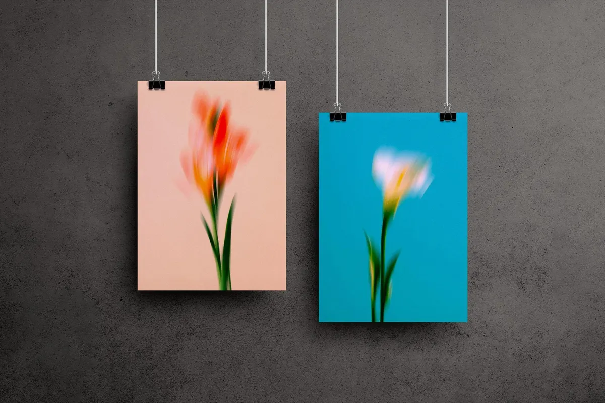 Dream Haze Flower Posters