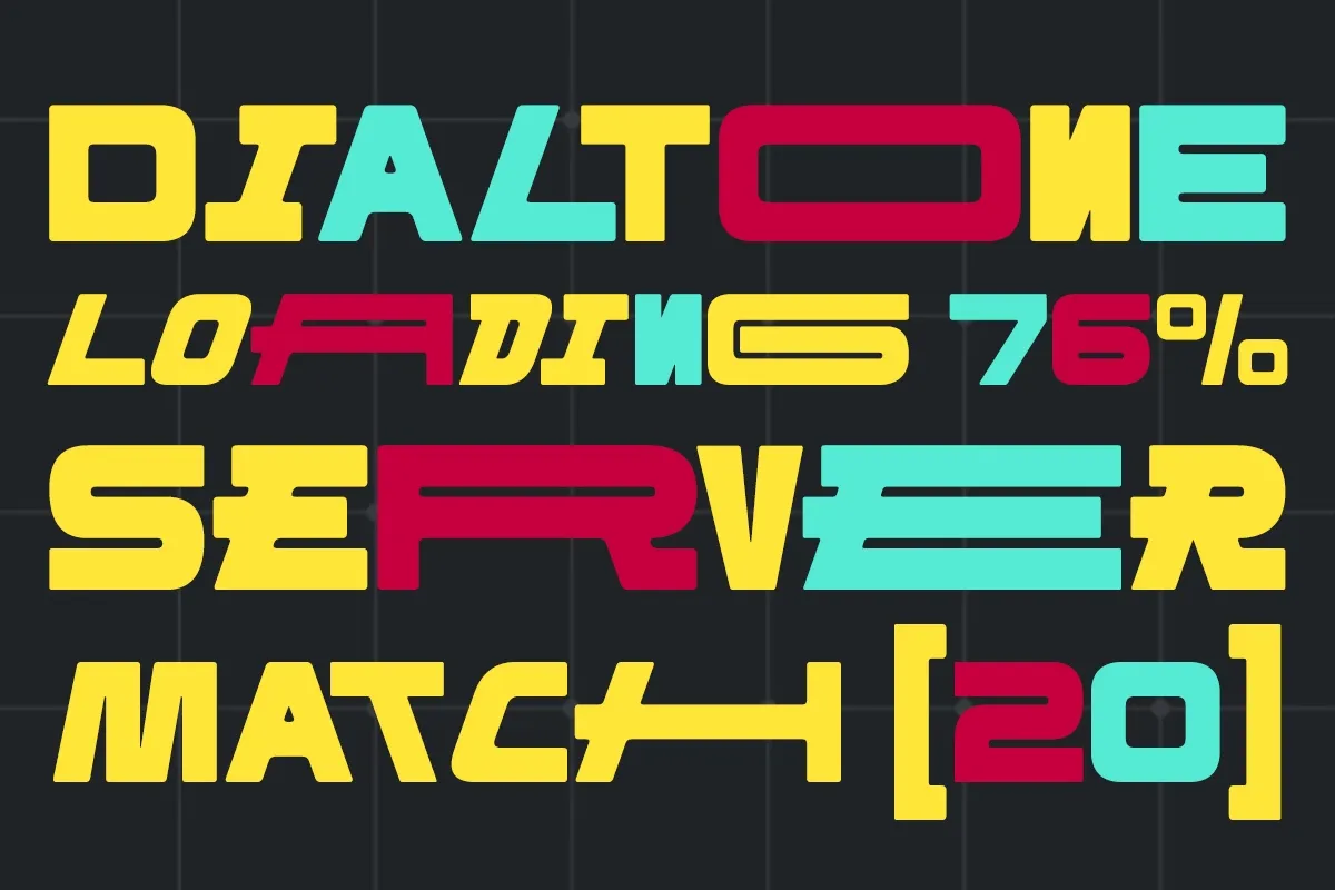 Longs Right - Gaming Technology Font