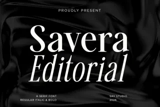Savera Editorial - Classic Serif Font