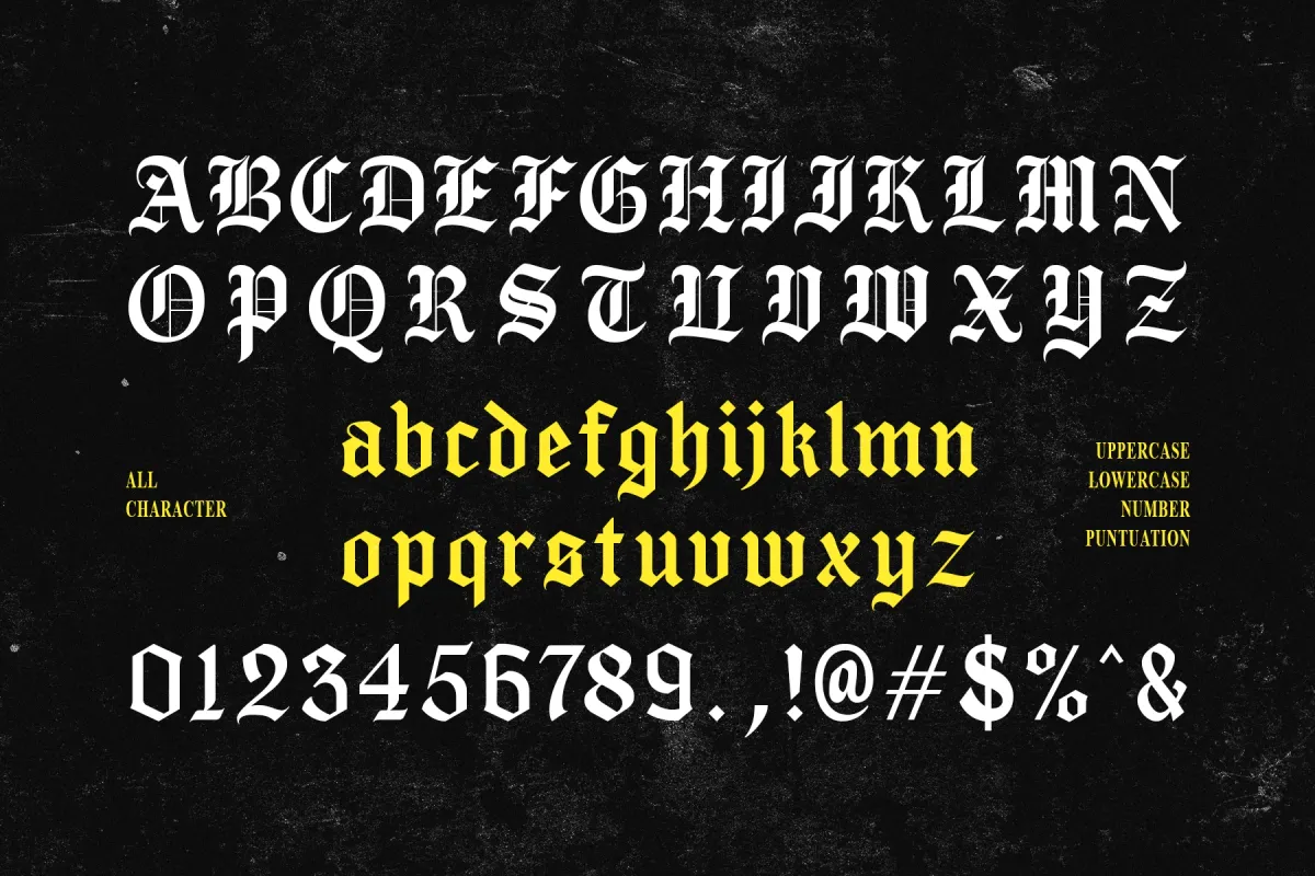 Cathdra - Gothic Blackletter Font