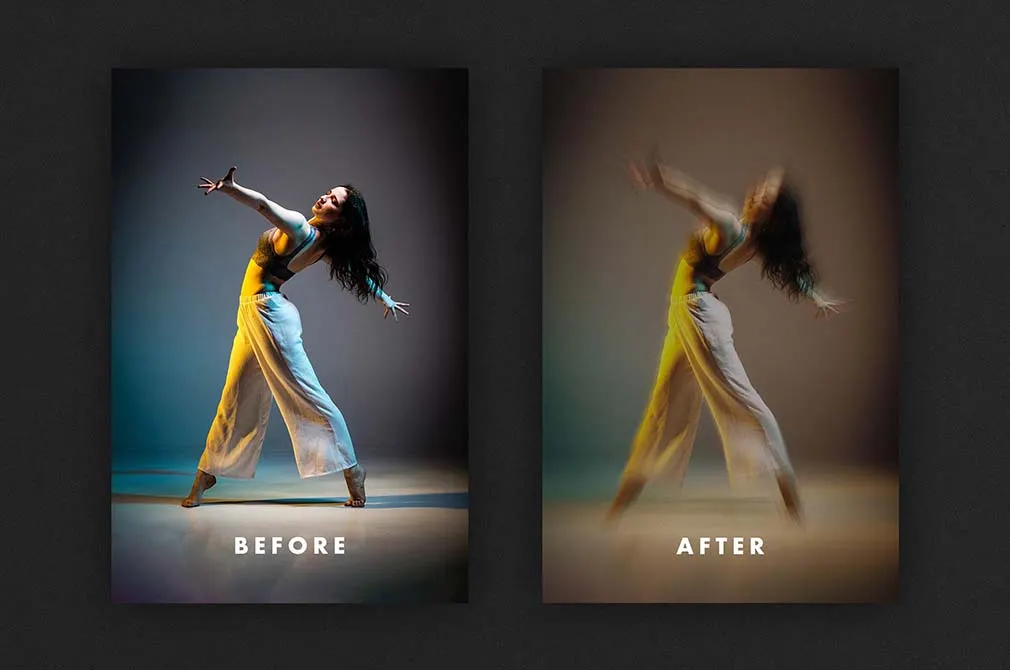 Blur Motion Poster Effect