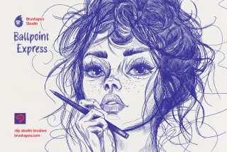 Ballpoint Pen Clip Studio Brushes