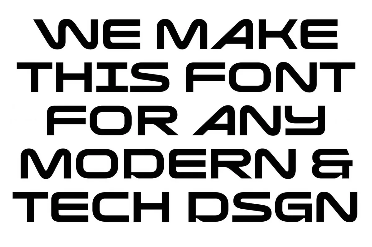 403 Mokino — Hi-Tech Futuristic Display Font