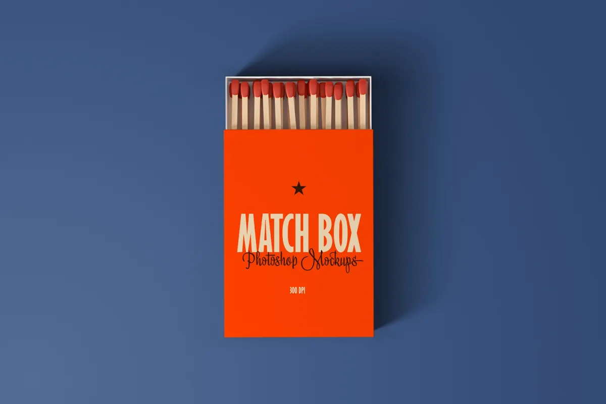 Matches Box Mockups