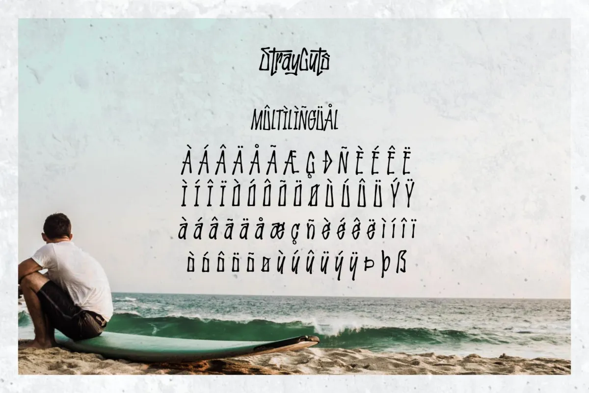 Stray Cuts - Decorative Font