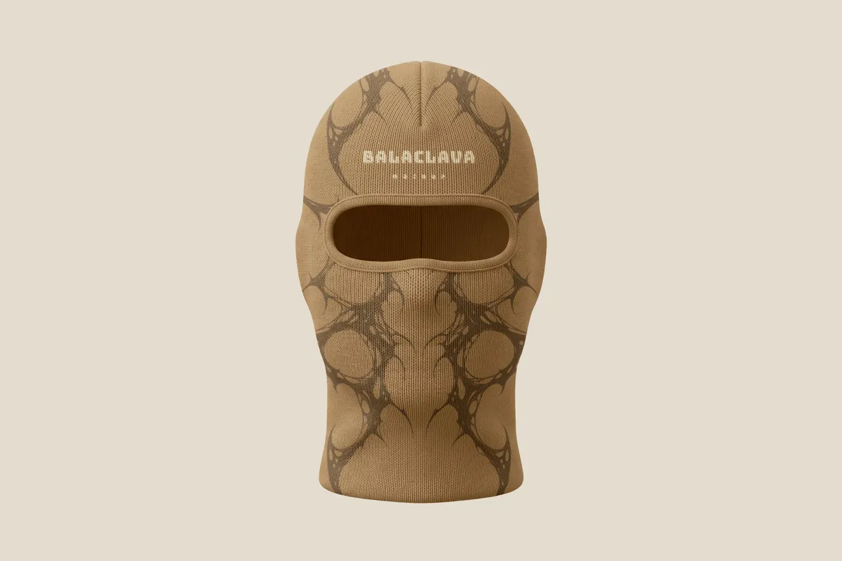 Knitted Balaclava Mockup