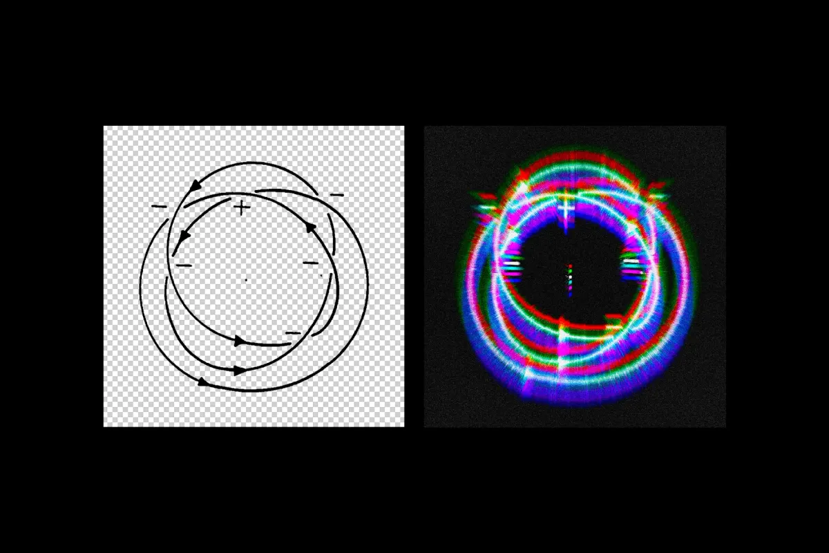 Chromatic Aberration Text Effect