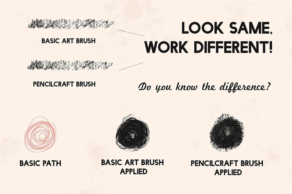 Pencilcraft Illustrator Brushes