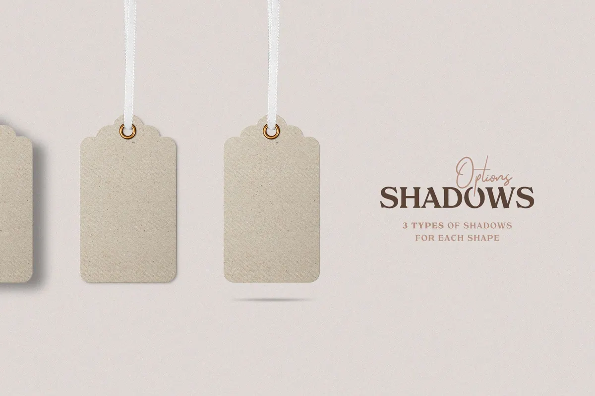 Garment Label Tag Mockups